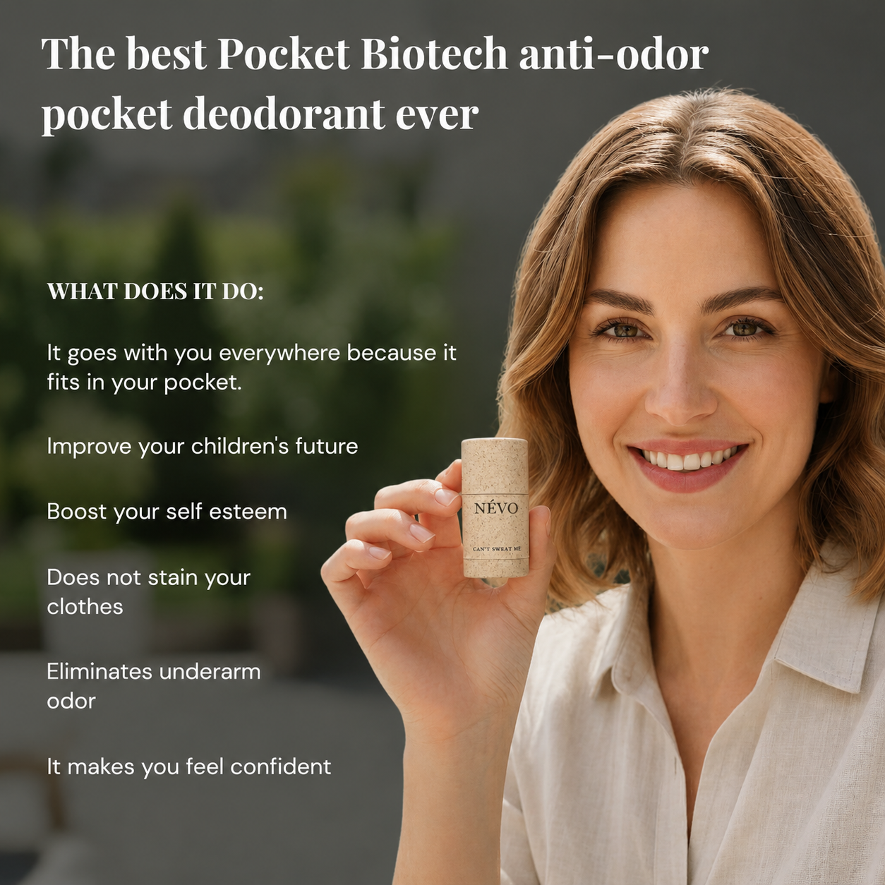 The Pocket Biotech Smell Proof Deodorant™